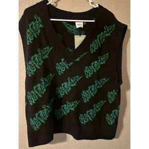 No Fear X H&M Fuzzy Sweater Vest